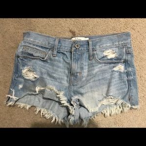 HIGH WAIST JEAN SHORT